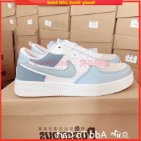 COD DSFEDTGETEER Ready Stocks air force No. 1 Low-Cut Sneakers men women Korean Version ins Super All-Match Casual Shoes Blue Lelaki Wanita Kasut Perempuan Sukan