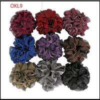 OKL9 ชุดคลุมศีรษะ ขนาดใหญ่ scrunchies ศิลปะผ้าศิลปะ กำมะหยี่สีทอง เชือกมัดผมหางม้าแวววาว ง่ายๆ อีลาสติก แหวนผมผ้ากำมะหยี่เงายืดหยุ่น ผมเส้นผม