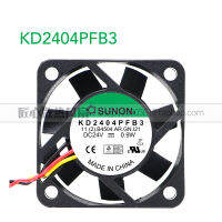 ใหม่เดิม KD2404PFB3 24โวลต์0.9วัตต์4เซนติเมตร4010 3-Wire ปลุกสัญญาณอินเวอร์เตอร์แฟนๆ