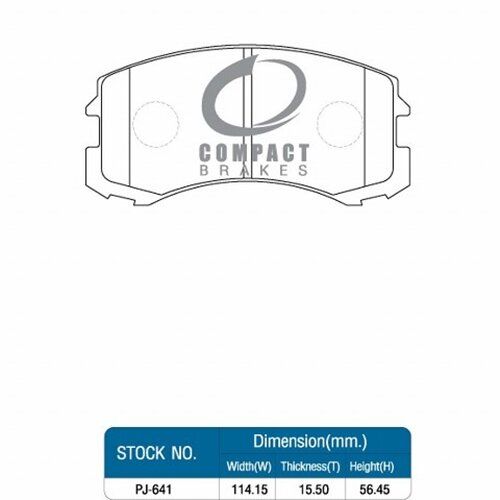 ผ้าเบรคหน้า-mitsubishi-lancer-cidia-1600-glxi-1-8-cvt-ปี-2001-2004-compact-dcc-641