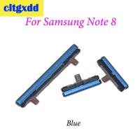 ปุ่มเปลี่ยนด้านข้าง Cltgxdd ปุ่มเพาเวอร์และปุ่มปรับระดับเสียงสำหรับ Samsung Galaxy Note 8 N950 N950f N950fd N950u N950w N950n