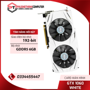 Card màn hình VGA ASUS GeForce GTX 1060 6GB White - Like new