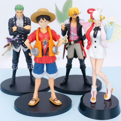 One Piece Figurine Statue Model Multiple Standing Posture Peripheral Toy for Friends Boys Girls Fans Gift