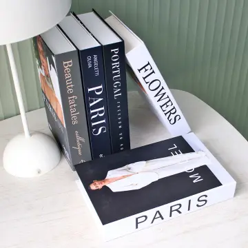 Fake Book Decoration Storage Box Luxury Living Room Home Office Cafe Photo  Props