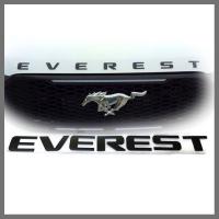 โลโก้ติดฝากระโปรงหน้า FORD EVEREST 2015-2022 รุ่นตัวอักษรสี ดำด้าน คุณภาพ ABS จัดส่งเร้ว * จบในร้านเดียว**จัดส่งไว