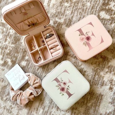 Jewelry Box Bridesmaids Proposal Box Portable Jewelry Organizer Storage Boxes Girl Jewelry Travel Organizer Jewelry Case