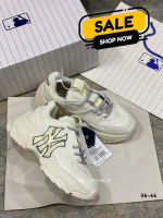 รองเท้าผ้าใบMLB SNEAKERS NEW YORK YANKEES 32SHC1011 50I IVORY - UNISEX (36-44EU) พร้อมกล่องครบเซท รองเท้าลำลอง รองเท้าแฟชั่น รองเท้าผ้าใบ [SKUAG01]