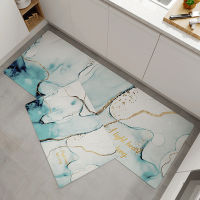 Light luxury kitchen mat washable and non washable PVC antiskid household mat waterproof and oil proof strip carpet