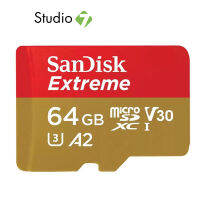 การ์ดหน่วยความจำ SanDisk Extreme microSDXC V30 U3 C10 A2 170MB/s R 80MB/s W Red-Gold by Studio7 by Studio7