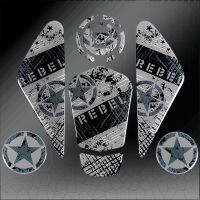 3D Cruiser-สไตล์รถจักรยานยนต์อุปกรณ์เสริม Decals Rebel ซม. CMX 500 300 1100ถังแก๊สชุดสติกเกอร์