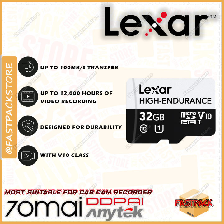 Lexar® High-Endurance microSDHC/microSDXC™ UHS-I Card