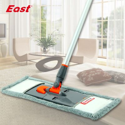 East New Flat Mop 2.89-4.76 Feet Telescopic Pole Microfiber Cloth Towel Kitchen Living Room Floor Household Cleaning Tool ES1768