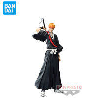 เดิมแท้ Banpresto แข็งและวิญญาณ B Leach 17เซนติเมตร Kurosaki Ichigo พีวีซีแอ็คชั่นรูปแบบการเก็บของเล่นสำหรับเด็กของขวัญ