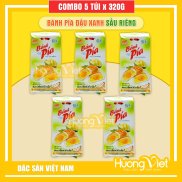 Combo 5 bánh pía Sóc Trăng Tân Huê Viên 1 sao 320gr