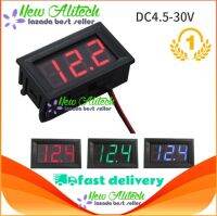 New Alitech ดิจิตอล โวล์ทมิเตอร์ DC 4.5 - 30.0 V (Mini 0.36in DC 4.5V-30V 2-Wire LED Digital Display Panel Battery Voltmeter)