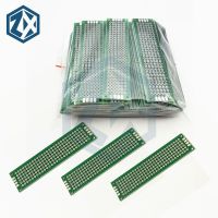 100PCS 2 * 8 PCB 2X8 ซม. PCB DIY ต้นแบบสองด้าน PCB แผ่นพัฒนาแผงวงจรพิมพ์สากลสําหรับ Arduino Green