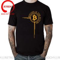 Fashion Offerts Clothes Bitcoin Is The Future Funny T Shirt Men Dogecoin Stocks The Coinfather T-Shirt Bitcoin Evolution Tshirt