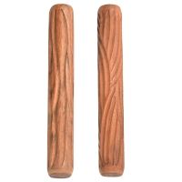 Hot SV-2x Pottery Tools Wood Hand Rollers for Clay Stamp,Pattern Roller Wooden Handle Clay Roller Wood Grain &amp; Ripple