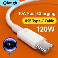 Elough 10A สายชาร์จ USB ชนิด C,120W สำหรับ Huawei Mate 40 50 Xiaomi 12 Pro USB C สายชาร์จเร็วสายดาต้าคอร์ด