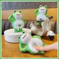 Cartoon Decompression Vent Toy Squeeze Toy Cute Frog Toy Vinyl Slow Rebound Pinch Music Net Red Cartoon Frog