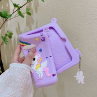 3D Unicorn Soft A Pad สำหรับ Pad 9th 8th 7th Generation Air 2กรณี MINI 1 2 3 4 5 6เด็ก padad Case Pad air5 air4 Pro 11