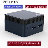 ZX01 PLUS MINI PC Alder Lake N100 Windows 11 DDR5 12GB 4800Hz M.2 2242 SSD 1000M LAN WIFI5 BT4.2 Gamer Computer