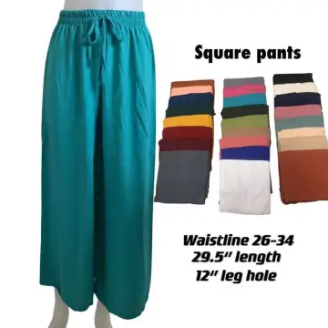 Square Pants Long Cotton for Women