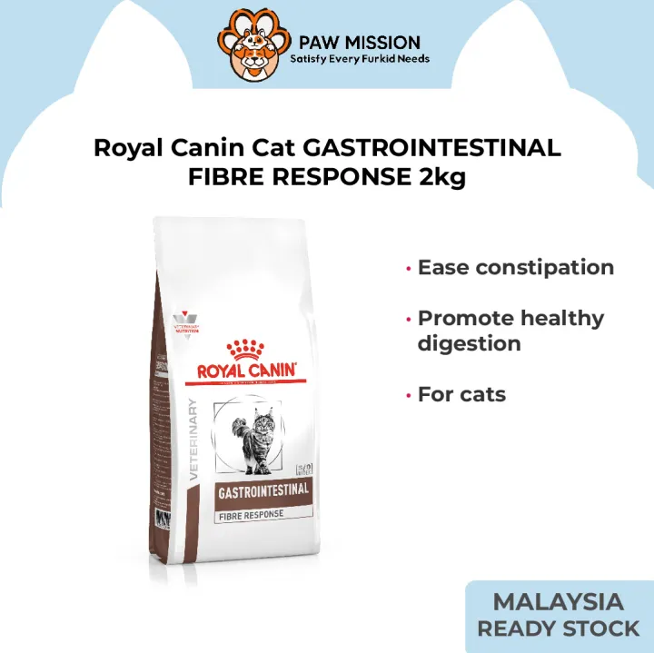 Royal canin feline gastrointestinal fiber outlet response