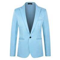 เสื้อเบลเซอร์ แขนยาว สำหรับผู้ชาย 8 สีใหม่