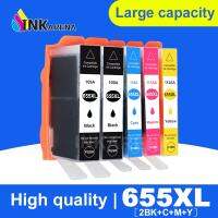 Inkarena 5 Pk อเนกประสงค์สามารถใช้ได้กับ655 Hp สำหรับตลับหมึก Hp655พร้อมชิปสำหรับเอชพี Deskjet 3525 4615 4625 5525 6520 6525เครื่องพิมพ์6625