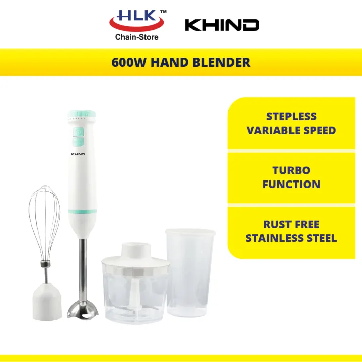 KHIND 600W Hand Blender BH600M Lazada