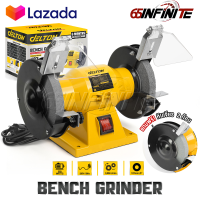 DELTON มอเตอร์หินเจียร มอเตอร์หินไฟ 5 นิ้ว (125 มม.) 350W 1/3 แรงม้า (HP) หินเจียร Bench Grinder หินเจียร์ รุ่น BG-350