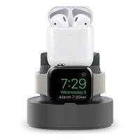 Duo MINI CHARGING HUB สำหรับ Apple Watch 5 4 3 2 1 และ airpods 2/1 (ไม่รวมสายเคเบิล) สำหรับ iPhone 11 PRO MAX/11 Pro/11/XS MAX/XR/XS,แท่นวางแท่นชาร์จแบบคู่