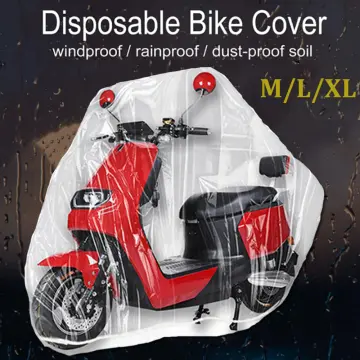 Clear discount bike cover