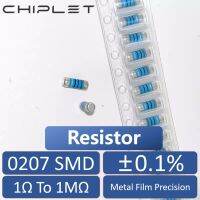 20/50pcs 0207 Resistor 0.1 SMD 1R 1.2R 1.5R 100R 120R 62K 68K 750K 820K 910K Ohm Metal Film Precision Cylindrical Resistance