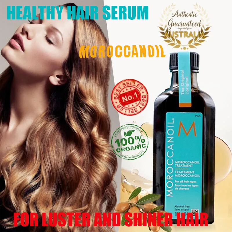 Original Moroccan argan oil 100ml hair care essential oils Repair Serum  Hair Treatment Hair Serum oil boosting vitamins,detangles, speeds up drying  time and boosts shine—leaving you with nourished, manageable and smooth hair
