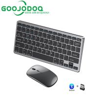 Bluetooth 5.0 2.4G Wireless Keyboard and Mouse Combo Mini Multimedia Keyboard Mouse Set For Laptop PC TV iPad Macbook Android