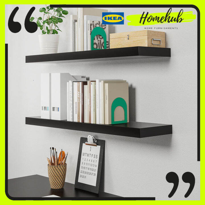 [ HOMEHUB ] IKEA WALL SHELF LACK WALL SHELF 110X26CM IKEA SHELF PARA DI