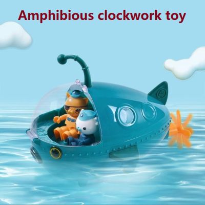 ของแท้ Octonauts gup ของเล่นอะนิเมะรูป bath ของเล่นสะเทินน้ำสะเทินบก Clockwork พายเรือแคนูของเล่น barnacles kwazii เรือพายเด็กของขวัญ