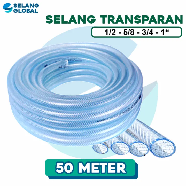 Selang Air Inch Meter Selang Air Bening Transparan