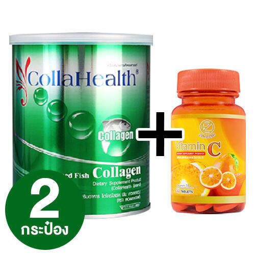 collahealth-collagen-คอลลาเฮลท์-คอลลาเจน-2-กระปุก-บำรุงกระดูก-บำรุงผิว