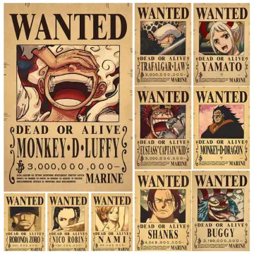 Monkey D Dragon Wanted Poster One Piece | Art Board Print