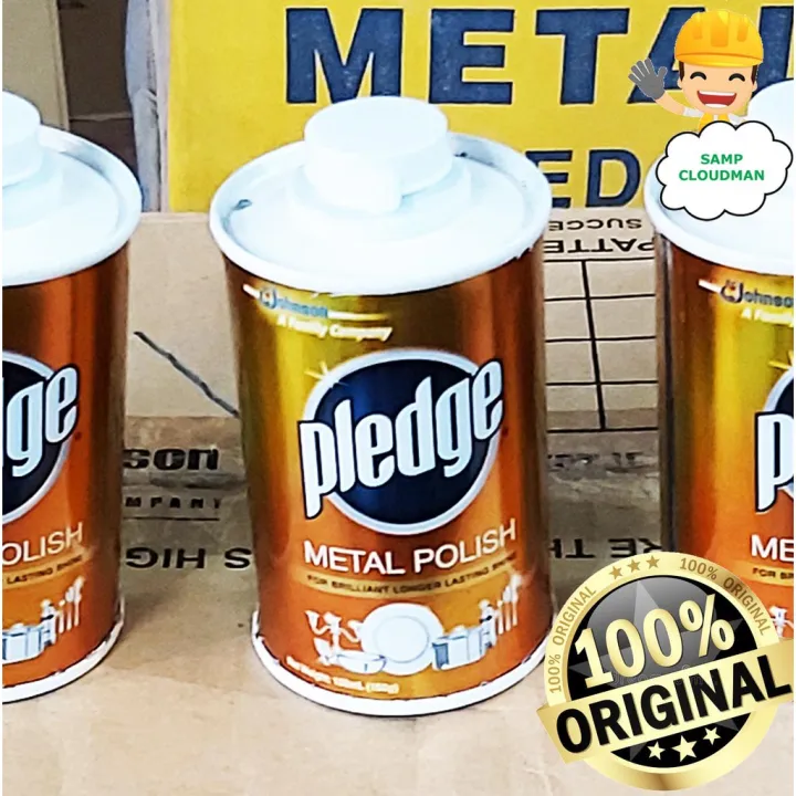 Original Johnson Pledge Metal Polish 150ml Bronze Chrome Copper Brass