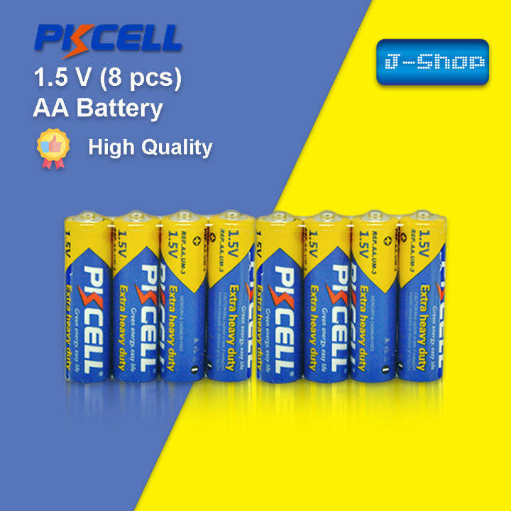 Pcs Pkcell Extra Heavy Duty Aa Battery R P Double A High Quality