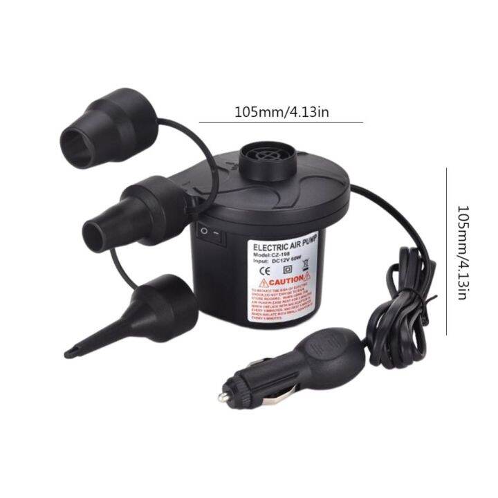 ปั๊มเติมลมพลาสติกใส่ของได้รวดเร็วพลาสติก-scape-pp-45w-dc-12v-eu-uk-us-เครื่องอัดอากาศเครื่องเป่าลมใช้ในบ้านรถขนาดเล็ก