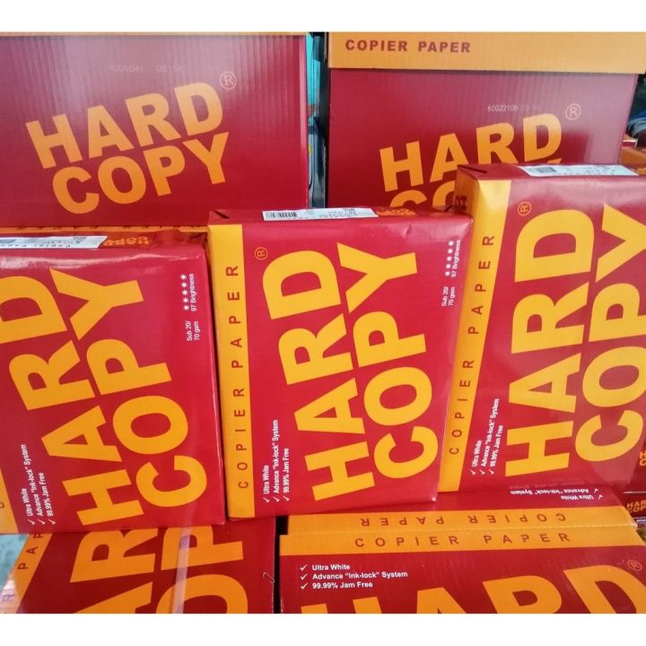 Hard Copy Bond Paper 70gsm Sub 20 1 Ream500sheets Lazada Ph 1446