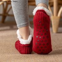 Anti-slip Super Warm Winter Bedroom Sock Thicken Plush Sleeping Socks for Women Men Knitting Sokken New Year Footwear Socks Tights