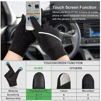 Touchscreen Winter Gloves Running Warm Windproof Hiking Motorcycle Gloves Non-slip Sports Men Women Mitten Cycling Accessories