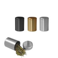 ○✶ Airtight Smell Proof Aluminum Stash Jar Cute Herb Storage Container Aluminum Stash Box Pill Box