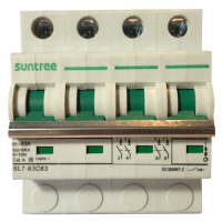 เบรกเกอร์ไฟฟ้า โซลาร์เซลล์  DC Circuit Breaker   SUNTREE รุ่น SL7-63 4P 1000VDC 63A